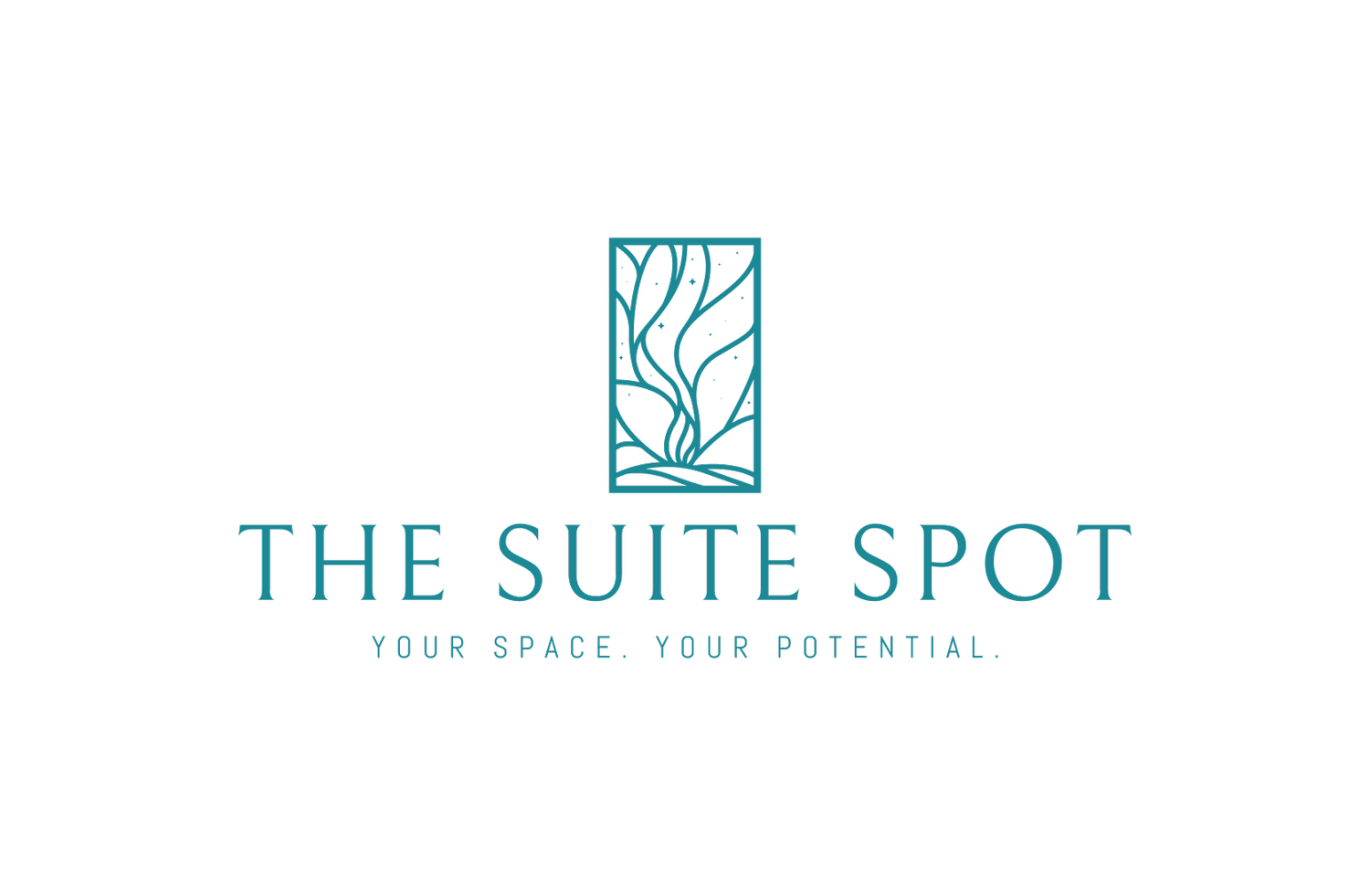 The Suite Spot logo with the tagline Your Space. Your Potential.